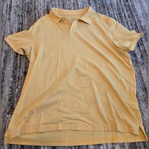 Sonoma Yellow Polo T-Shirt Short Sleeve